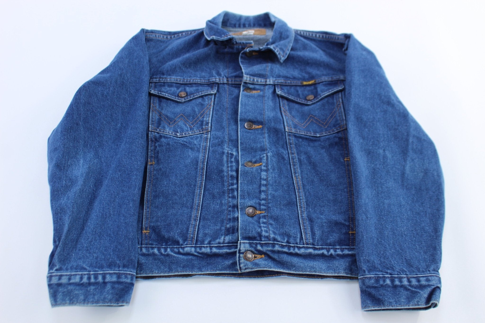 Vintage Wrangler Dark Wash Denim Jacket - Jackets - Thrifted Threads