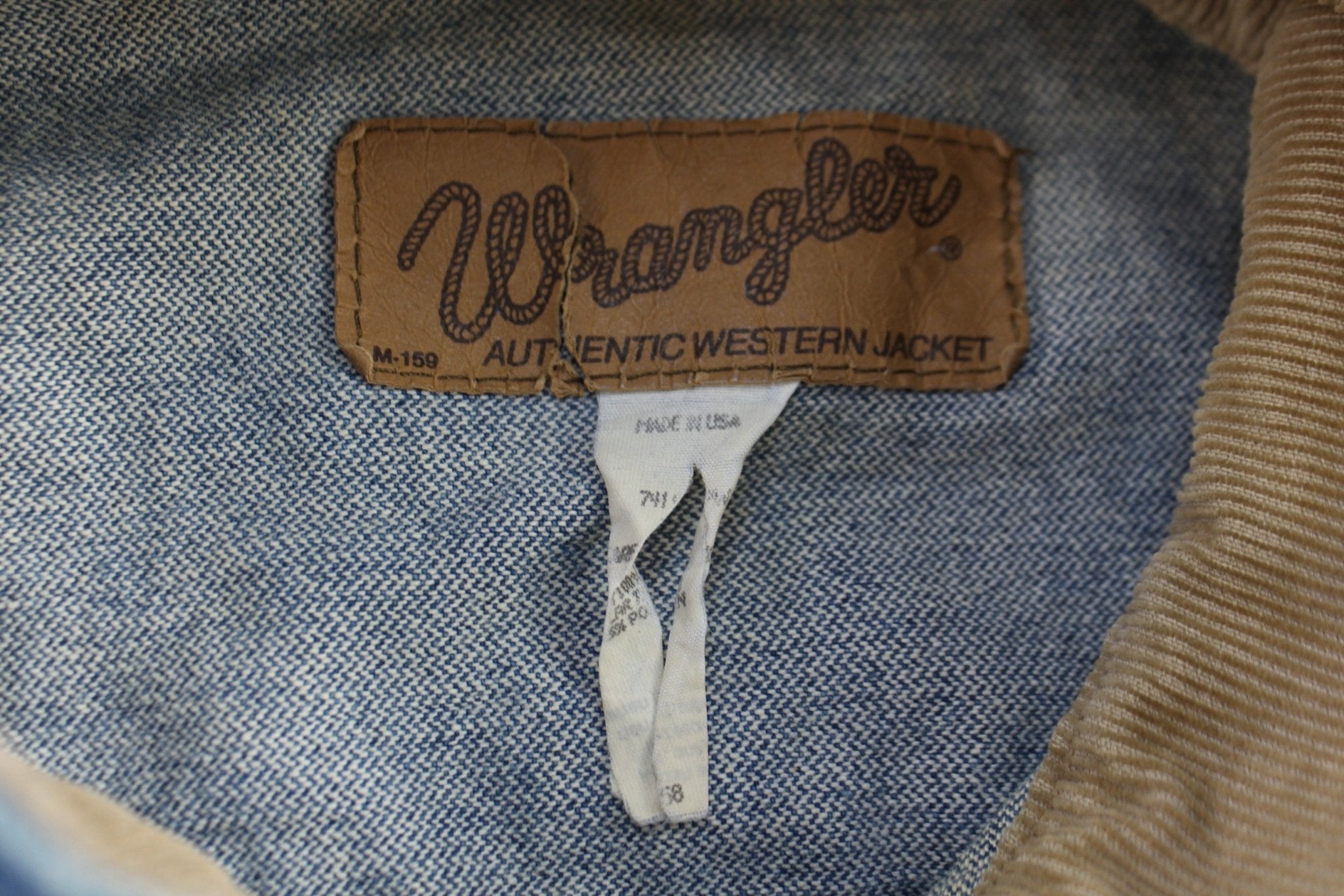 Vintage Wrangler Medium Wash Denim Trucker Jacket - Jacket - Thrifted Threads
