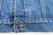 Vintage Wrangler Medium Wash Denim Trucker Jacket - Jacket - Thrifted Threads
