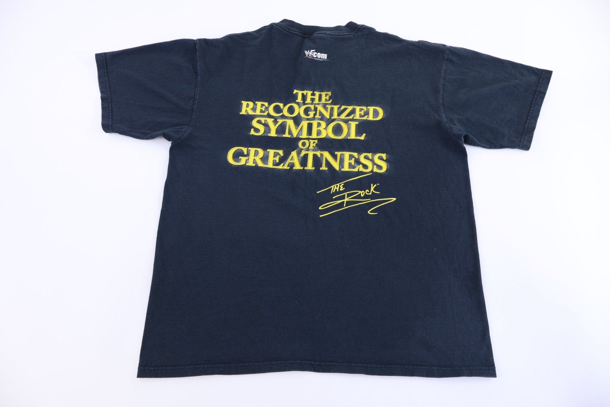 Vintage WWE The Rock Recognized Symbol of Greatness T-shirt - Shirts & Tops - Thrifted Threads