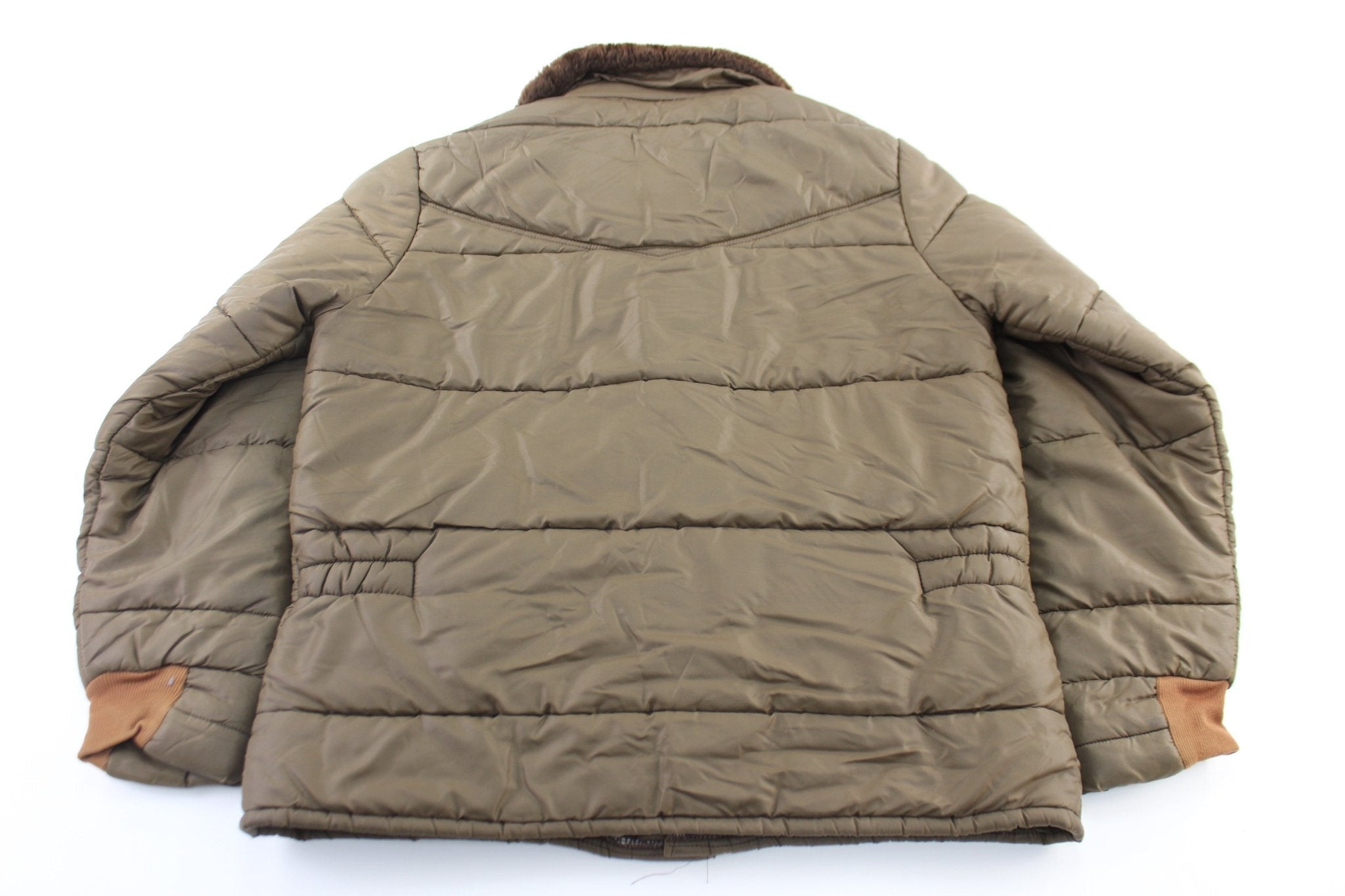 Walls Blizzard-Pruf Brown Insulated Outerwear Jacket - Jackets - Thrifted Threads