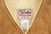 Walls Blizzard-Pruf Sherpa Lined Tan Vest - ThriftedThreads.com