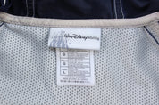 Walt Disney World Embroidered Mickey Striped Zip Up Jacket - ThriftedThreads.com