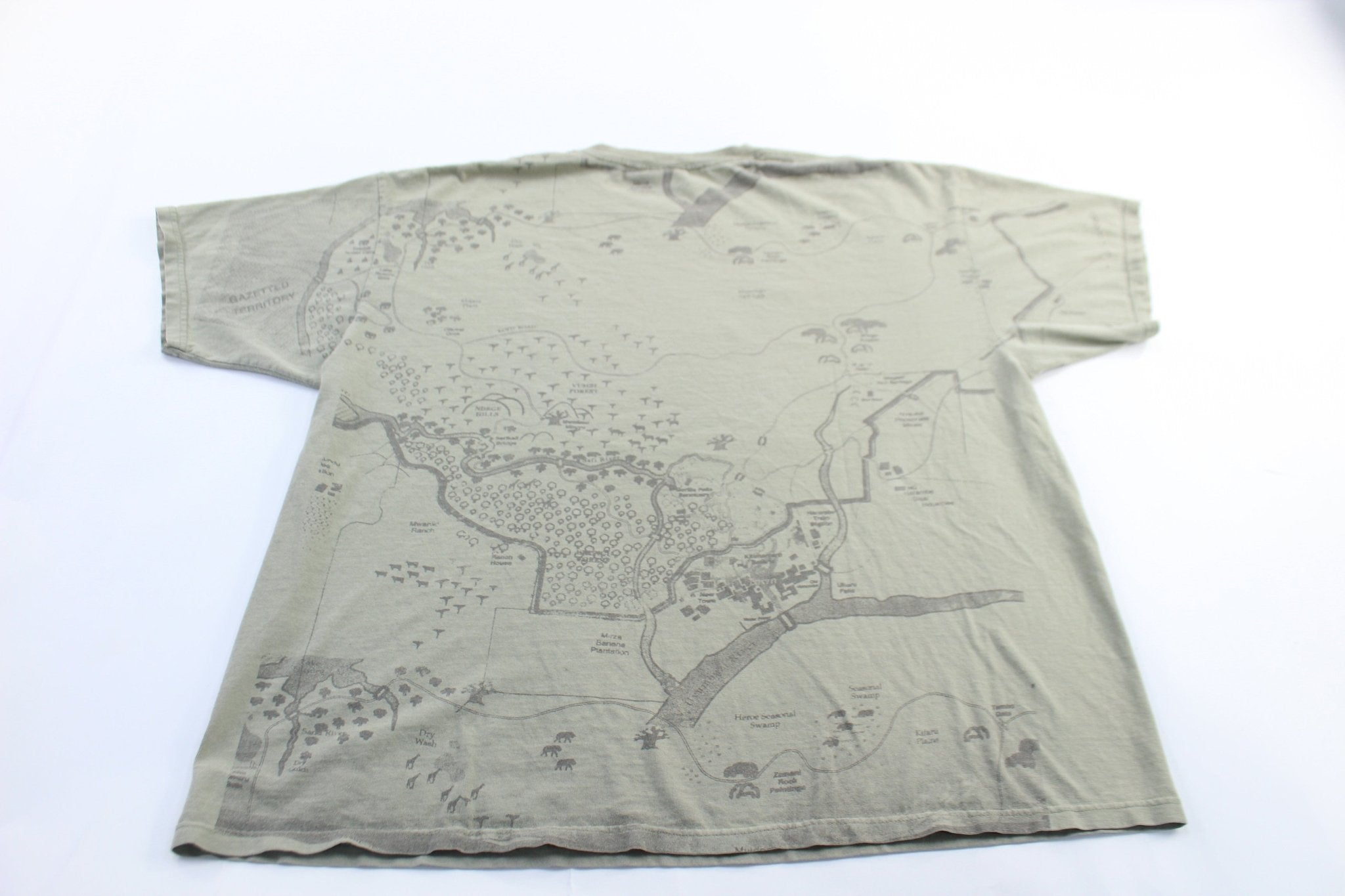 Walt Disney World Kilimanjaro Safaris All Over Print T-Shirt - ThriftedThreads.com