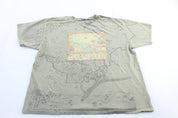 Walt Disney World Kilimanjaro Safaris All Over Print T-Shirt - ThriftedThreads.com