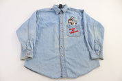 Warner Bro's Studio Store Wile E. Coyote LS Button Down - Button Ups/Downs - Thrifted Threads