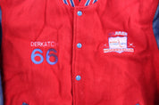 Warren Capitals Embroidered Hockey Club Varsity Jacket - Jacket - Thrifted Threads