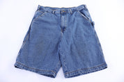 Wear Rugged Dark Wash Denim Shorts - Pants/Shorts - Thrifted Threads