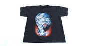 White Tiger Double Sided Graphic T-Shirt - ThriftedThreads.com