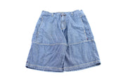 Willie Esco Dungarees Embroidered Denim Shorts - Pants/Shorts - Thrifted Threads