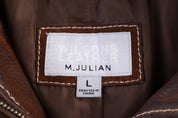 Wilson Leather Brown Suede Leather Jacket - Jacket - Thrifted Threads