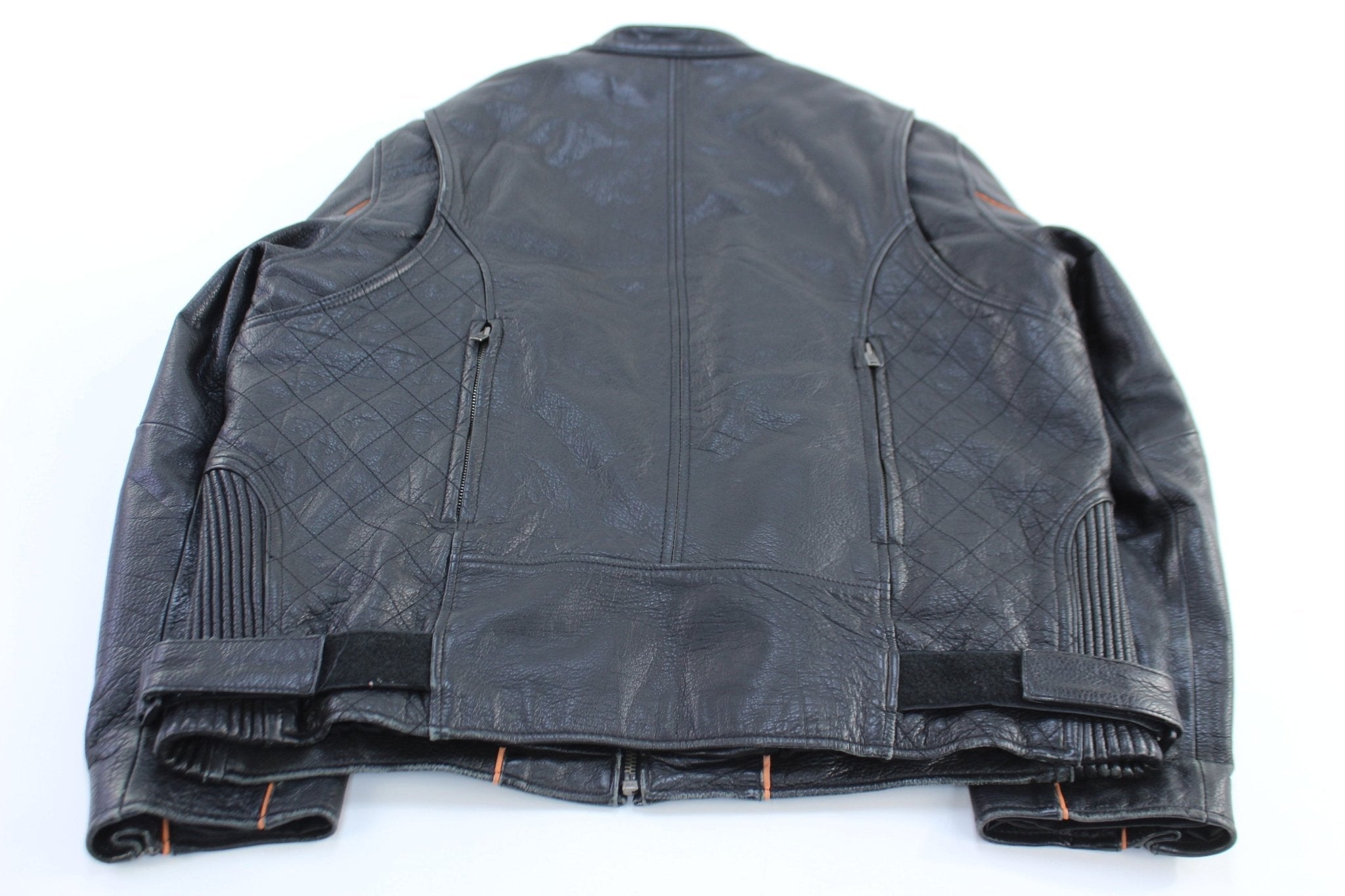 Wilsons Leather Black Zip Up Jacket - Jackets - Thrifted Threads
