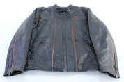 Wilsons Leather Black Zip Up Jacket - Jackets - Thrifted Threads