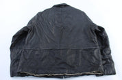 Wilson's Leather Pelle Studio Black Leather Zip Up Jacket - Jacket - Thrifted Threads