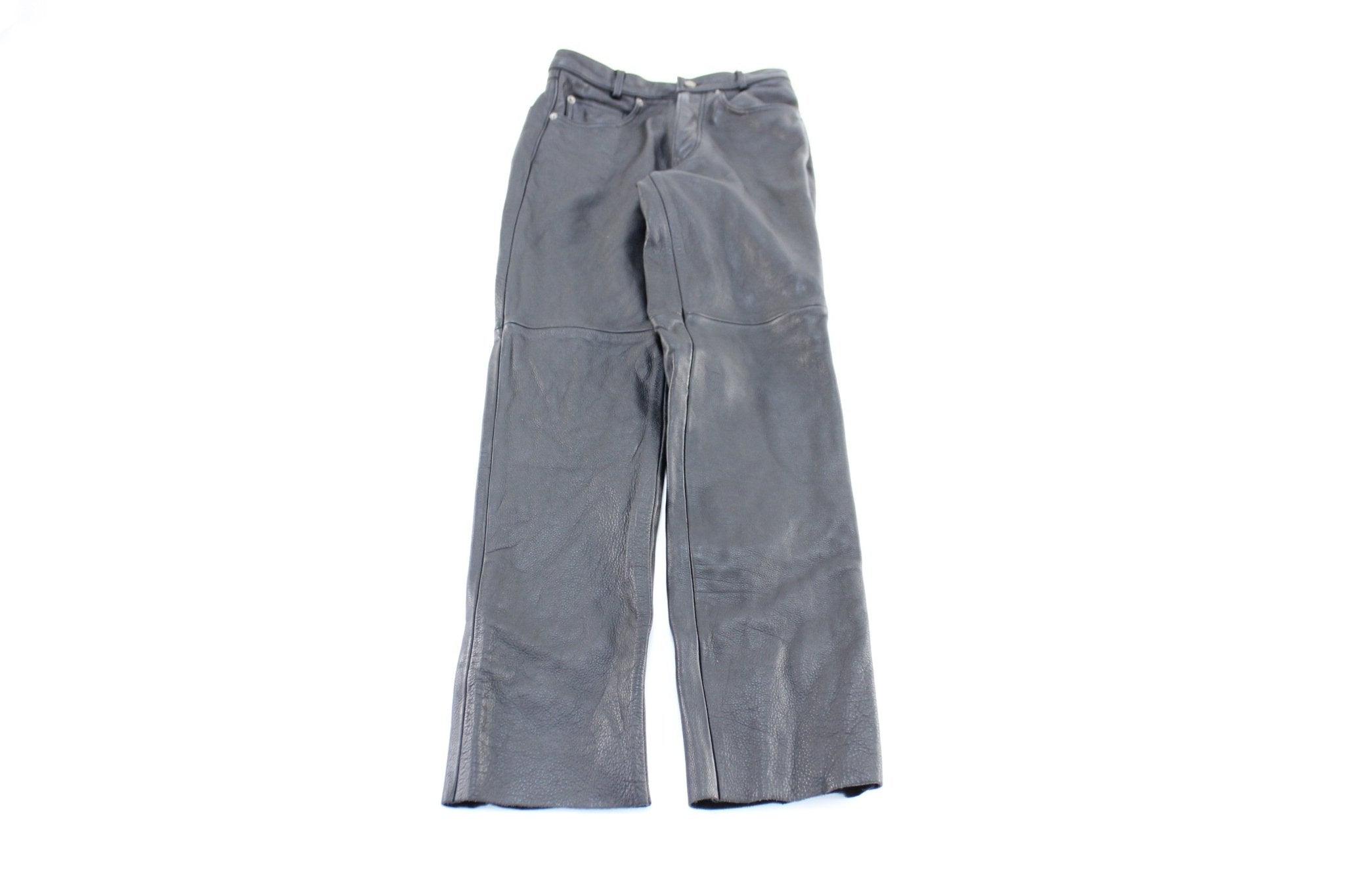 Wilsons The Leather Expert Black Pants - ThriftedThreads.com