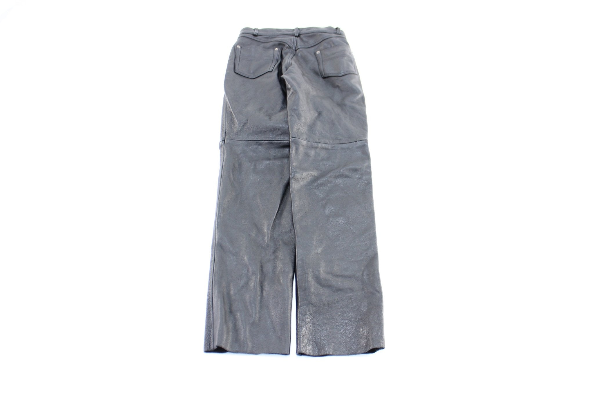 Wilsons The Leather Expert Black Pants - ThriftedThreads.com