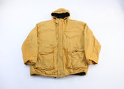 Wilson's The Leather Expert Yellow Zip Up Jacket - Jacket - Thrifted Threads