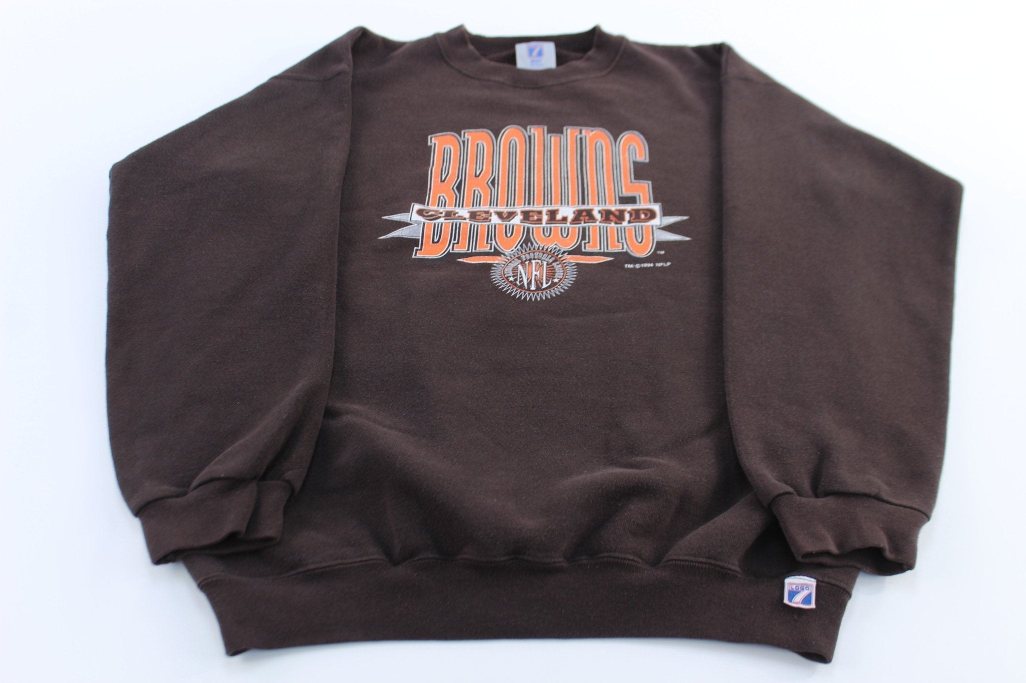 Woman’s 1994 Cleveland Browns Football Logo 7 Sweatshirt - ThriftedThreads.com