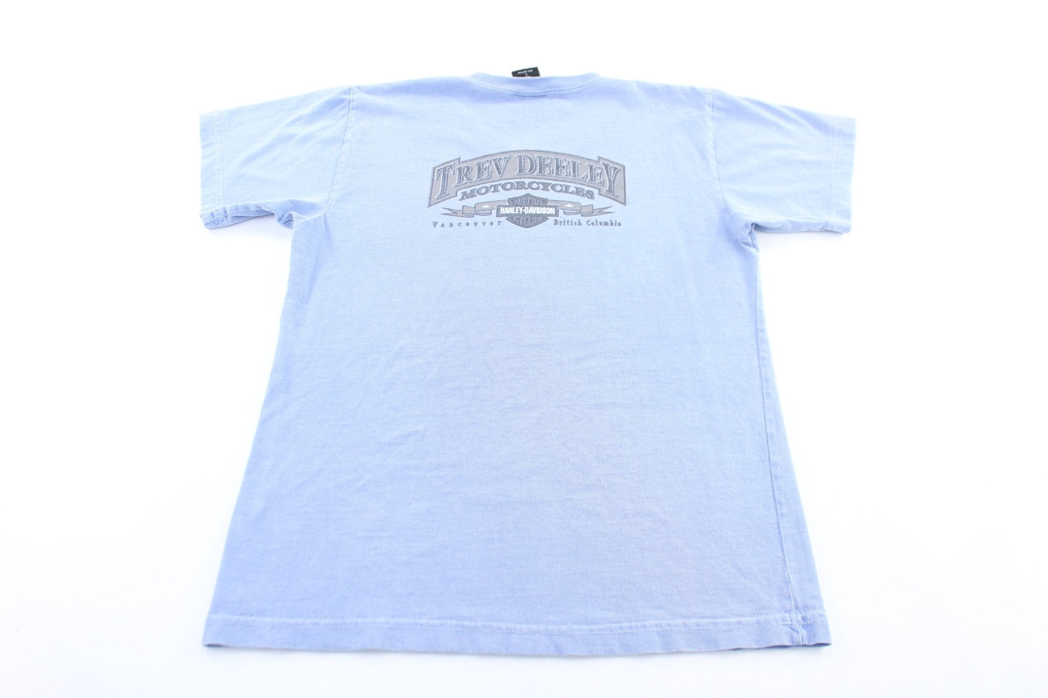 Women's 1998 Harley Davidson Motorcycles Vancouver British Columbia T - Shirt - ThriftedThreads.com