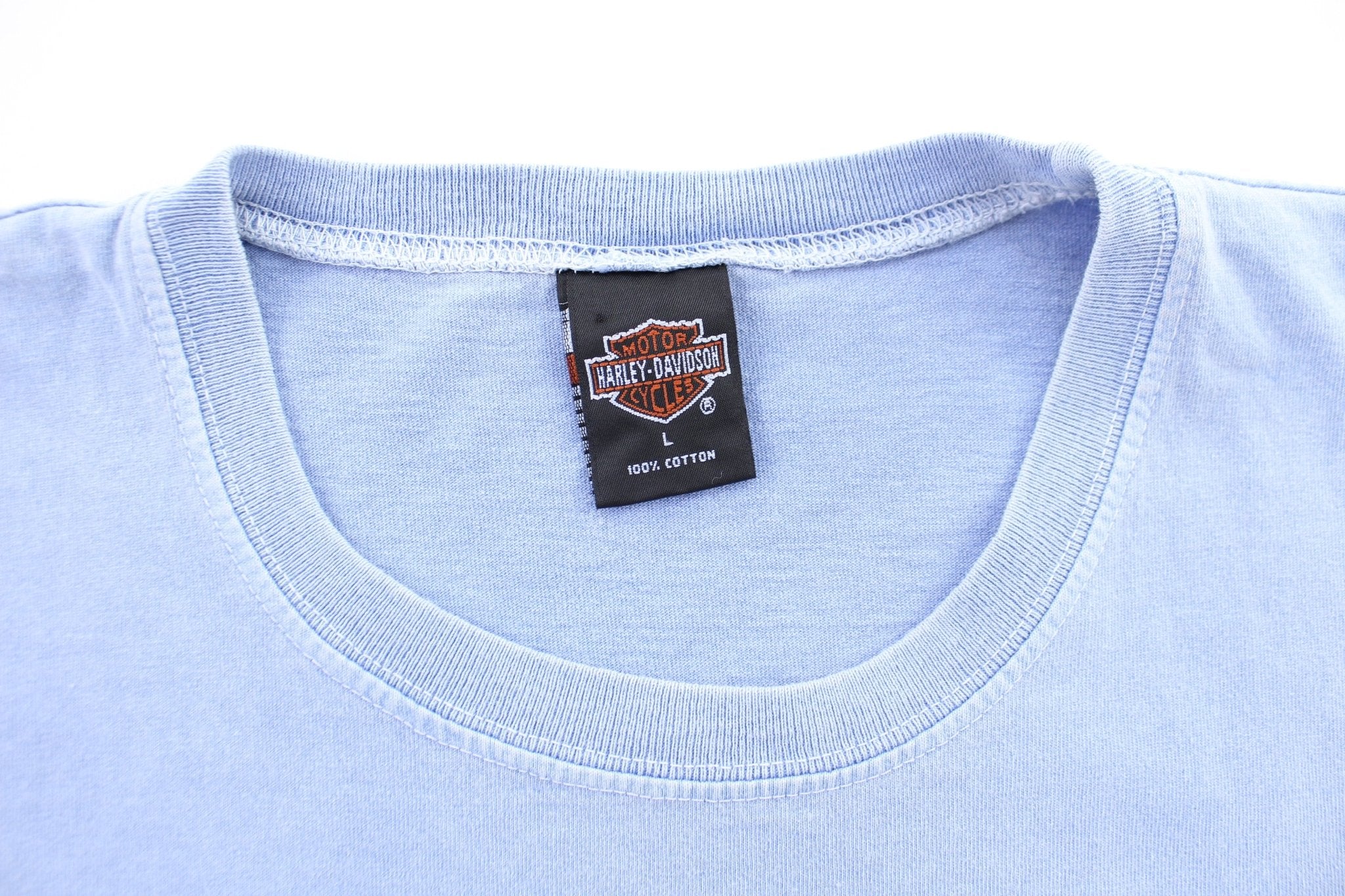 Women's 1998 Harley Davidson Motorcycles Vancouver British Columbia T - Shirt - ThriftedThreads.com