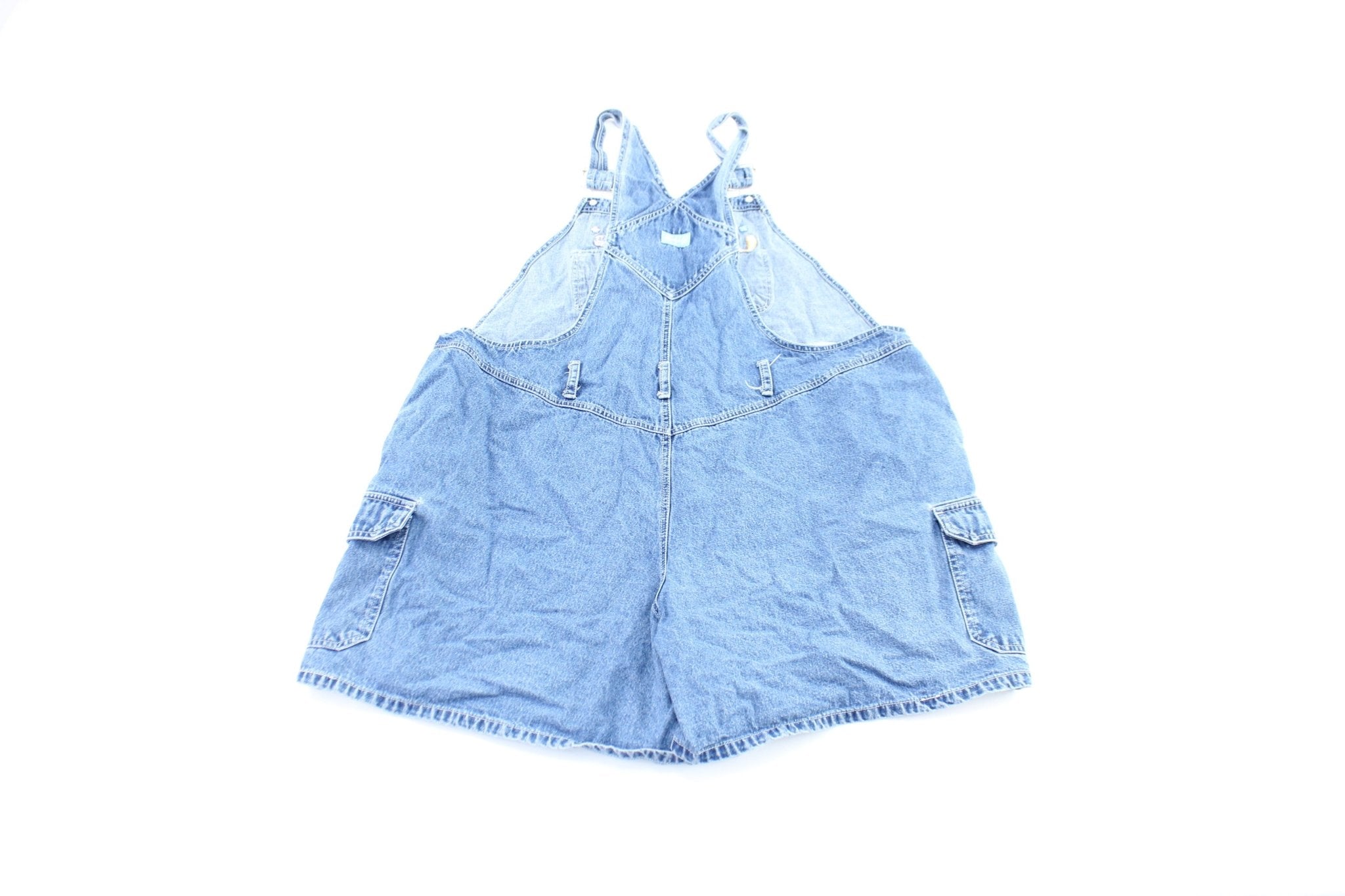 Women's 2000 Looney Tunes Embroidered Tweety Denim Overalls - ThriftedThreads.com