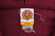 Women's 2000 Looney Tunes Embroidered Tweety Fleece Pullover - ThriftedThreads.com