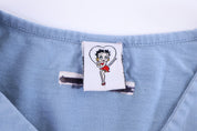 Women's 2002 Betty Boop Embroidered Graphic Button Down - Sweater - Thrifted Threads