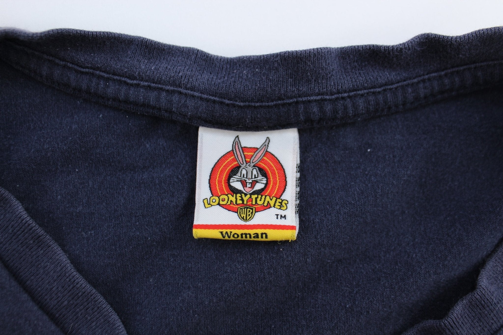 Women's 2002 Looney Tunes It's All About The Attitude T-Shirt - ThriftedThreads.com