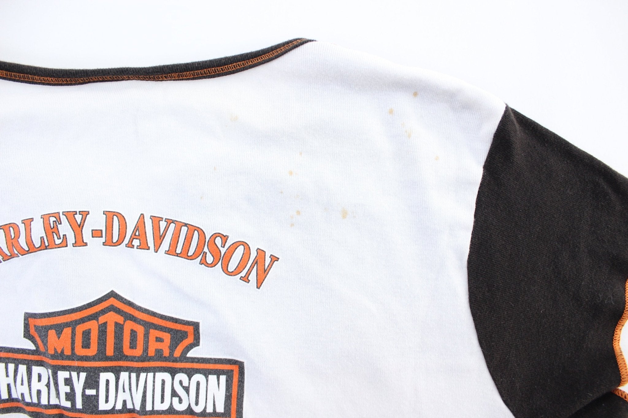 Women's 2004 Harley Davidson Motorcycles New York City T-Shirt - ThriftedThreads.com