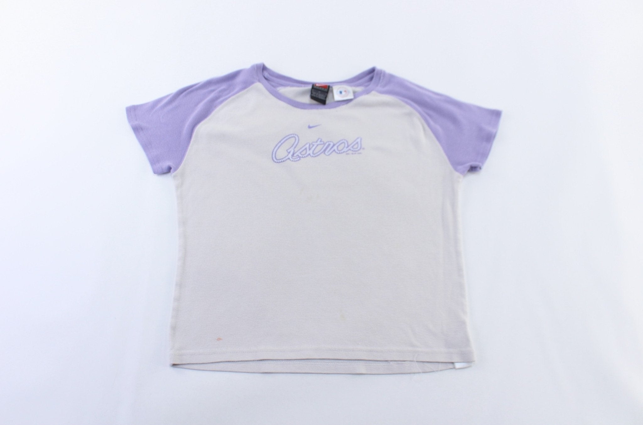 Women's 2005 Nike Logo Houston Astros T-Shirt - T-Shirt - Thrifted Threads