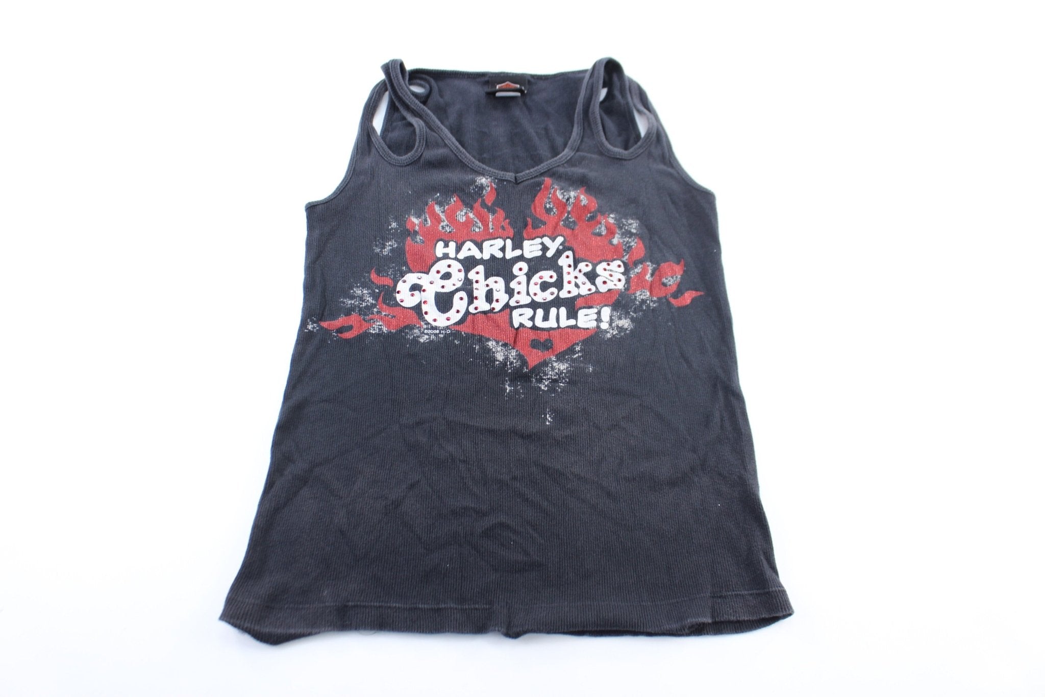 Women's 2006 Harley Davidson Motorcycles Hot Springs, Arkansas Tank Top - ThriftedThreads.com