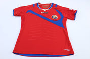 Women's 2014 Costa Rica Home Lotto Soccer Jersey - ThriftedThreads.com