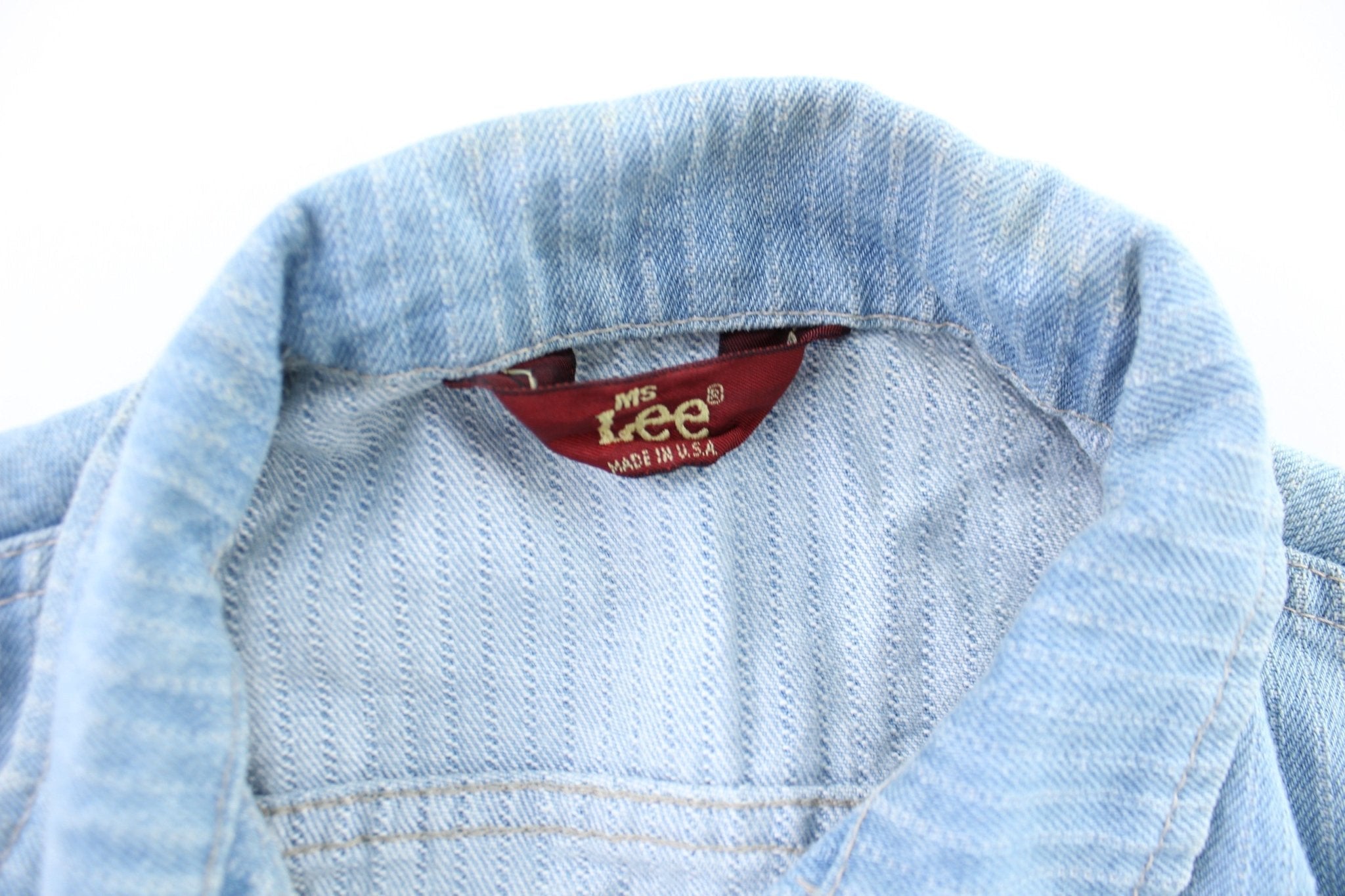 Women's 70's Lee Riders Denim Vest - Jacket - Thrifted Threads