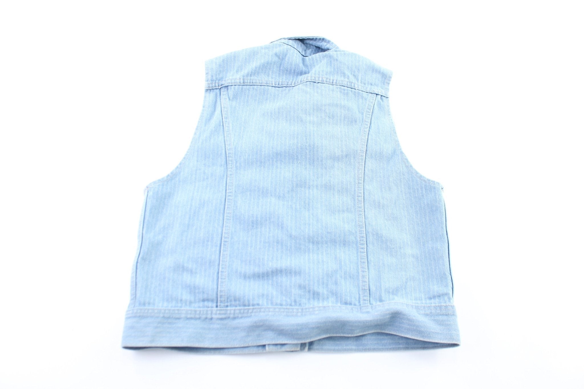Women's 70's Lee Riders Denim Vest - Jacket - Thrifted Threads