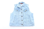 Women's 70's Lee Riders Denim Vest - Jacket - Thrifted Threads