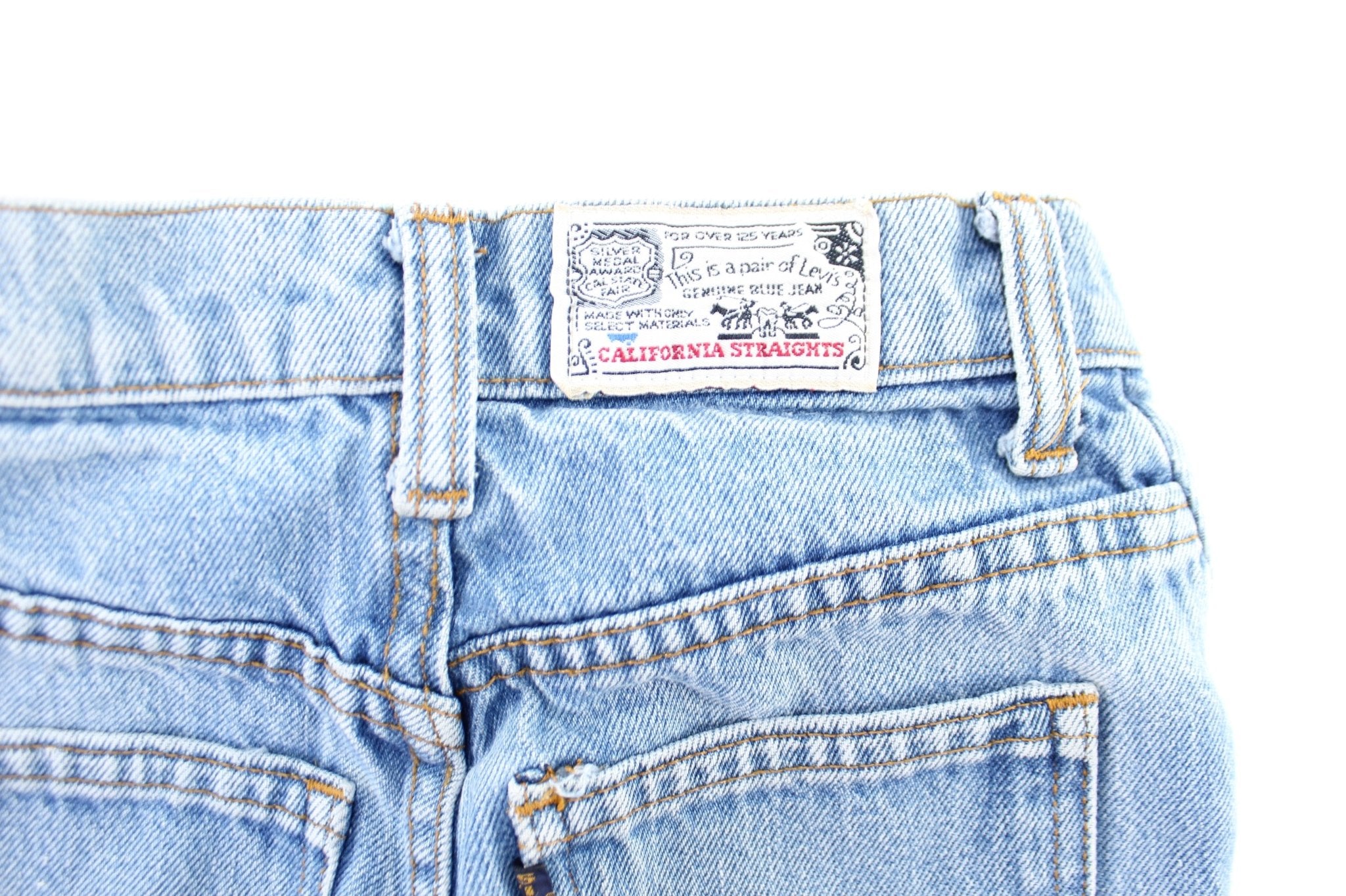 Women's 70's Levi's California Straights Denim Jeans - ThriftedThreads.com