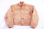 Women's 70's Orange Embroidered Jacket - Jacket - Thrifted Threads