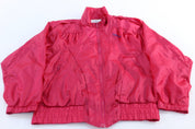 Women's 80's Adidas Embroidered Logo Pink Windbreaker Jacket - Jackets - Thrifted Threads