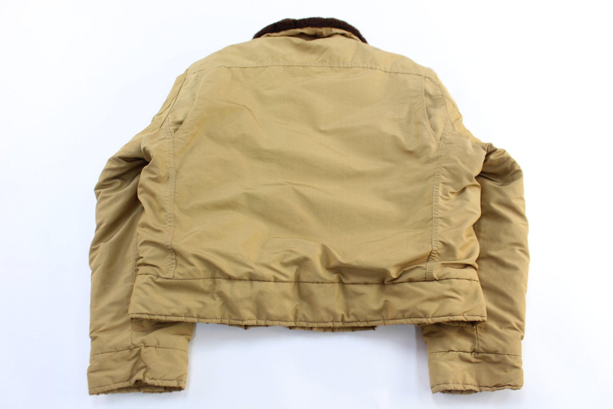 Women's 80's JCPenney Tan Bomber Jacket - Jacket - Thrifted Threads