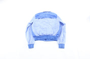 Women's 80's Nike Embroidered Logo Blue Zip Up Jacket - ThriftedThreads.com