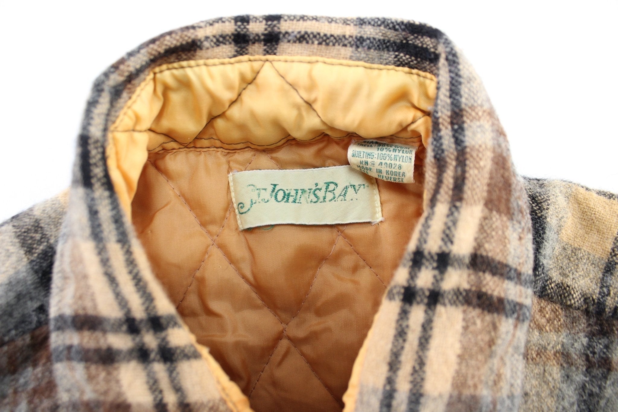 Women's 80's St. John Bays Plaid LS Button Down - Button Ups/Downs - Thrifted Threads
