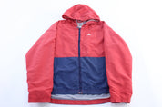 Women's 90's Adidas Embroidered Logo Red & Black Zip Up Jacket - ThriftedThreads.com