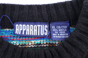 Women's 90's Apparatus Multipatterned Knit Sweater - Sweater - Thrifted Threads