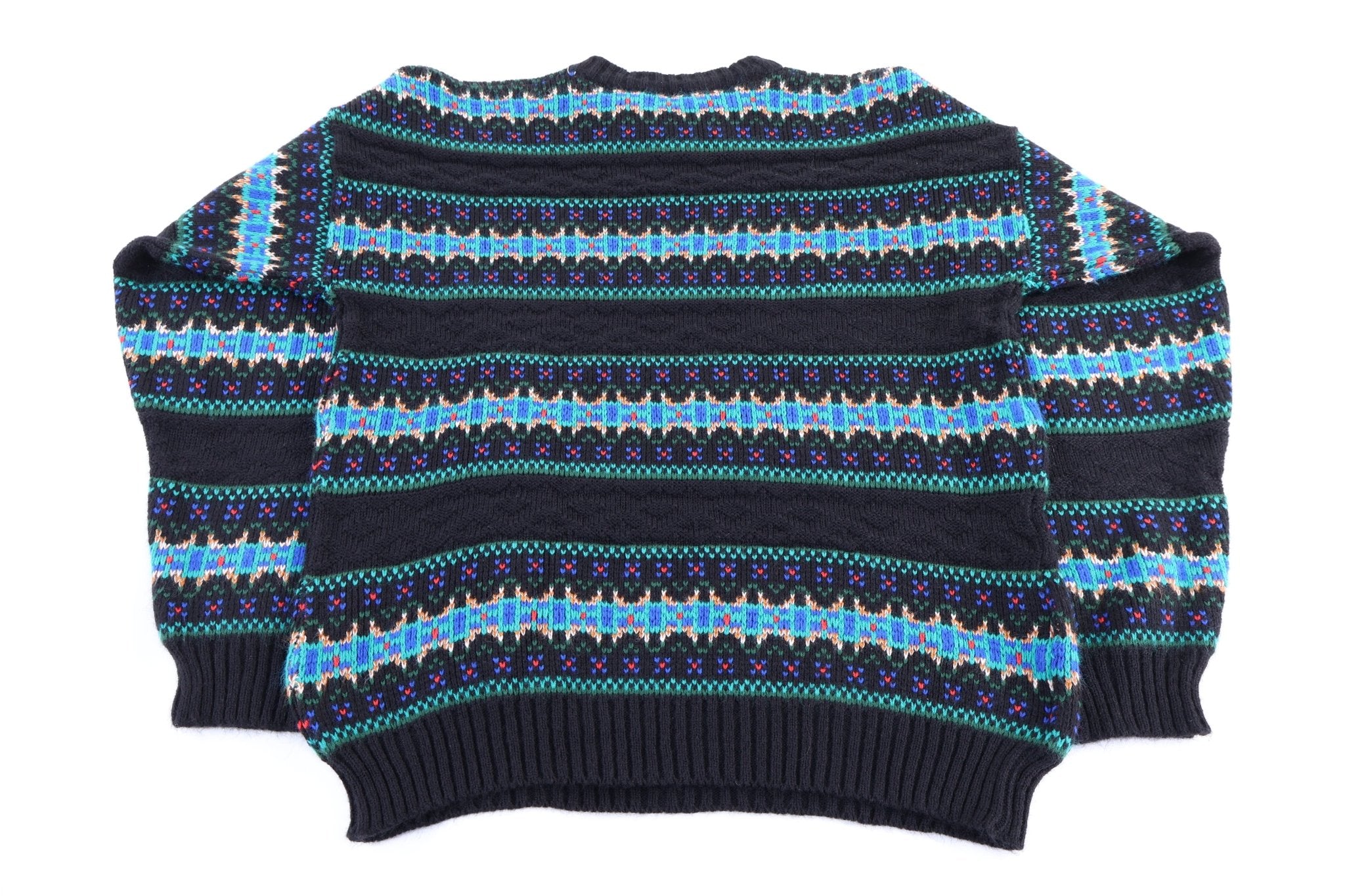 Women's 90's Apparatus Multipatterned Knit Sweater - Sweater - Thrifted Threads