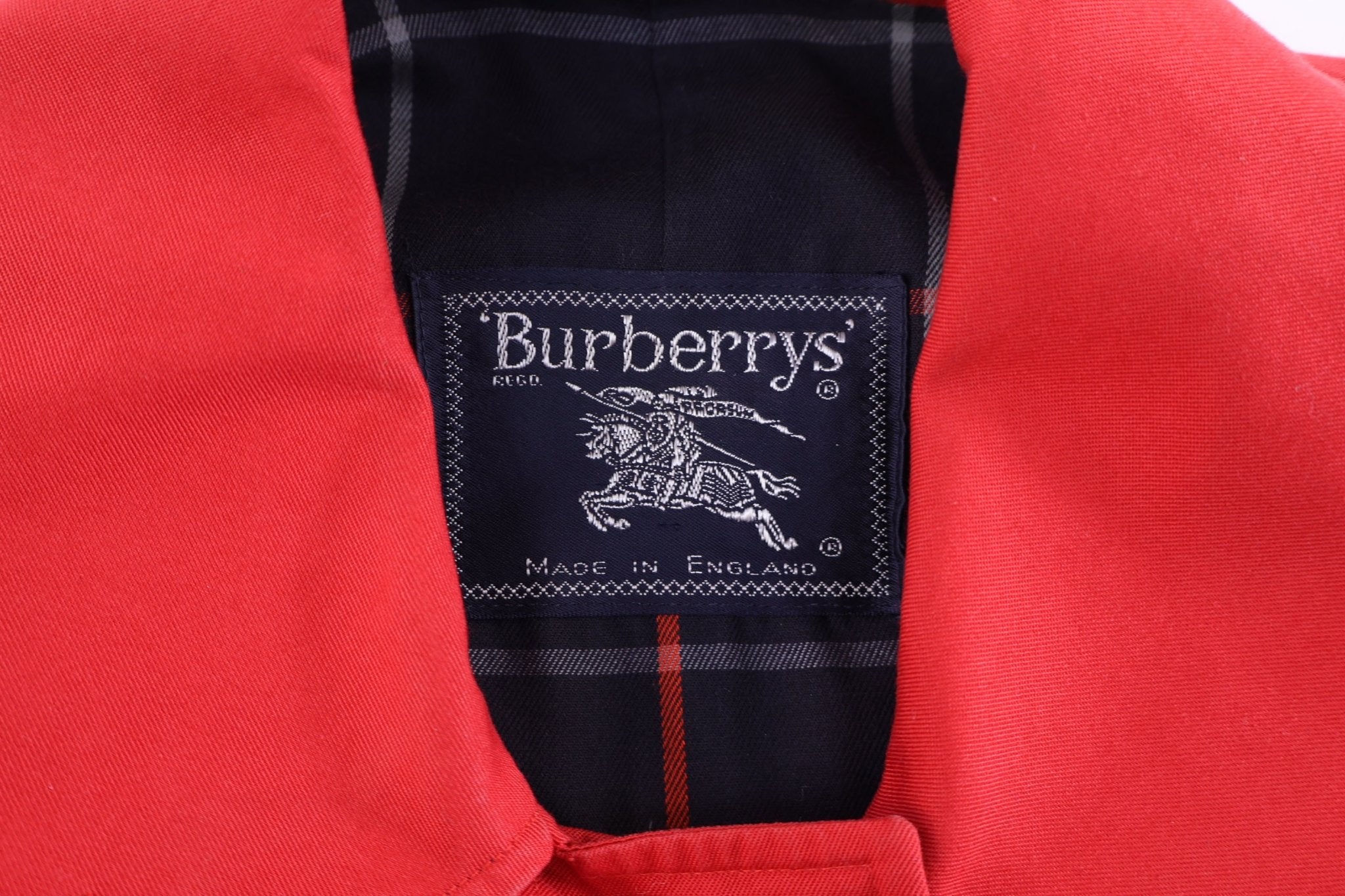 Women's 90's Burberrys Red Trench Coat - Jacket - Thrifted Threads