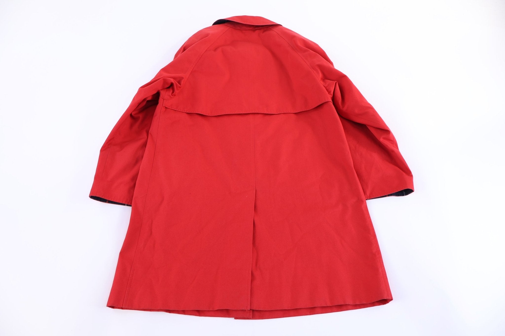 Women's 90's Burberrys Red Trench Coat - Jacket - Thrifted Threads