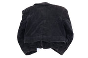 Women's 90's Contempo Black Leather Suede Jacket - Jacket - Thrifted Threads