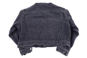 Women's 90's Guess Black Denim Crop Jacket - Jacket - Thrifted Threads
