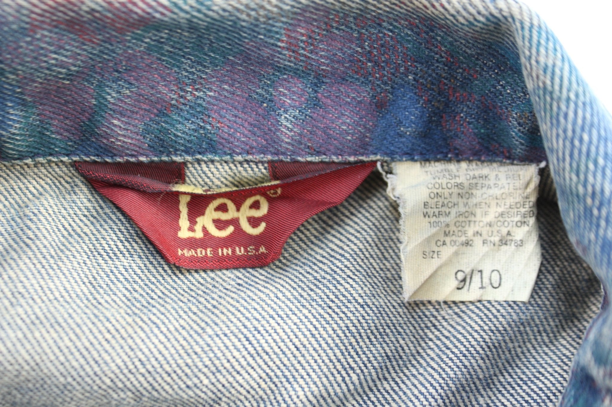 Women's 90's Lee Multipatterned Denim Trucker Jacket - Jacket - Thrifted Threads