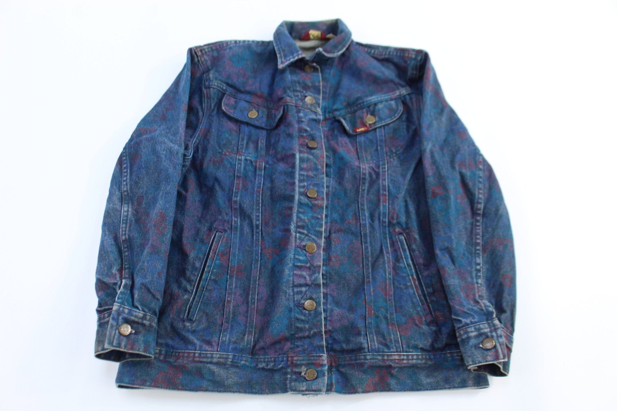 Women's 90's Lee Multipatterned Denim Trucker Jacket - Jacket - Thrifted Threads